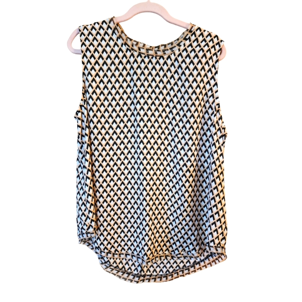 Who What Wear Loose Fitting Sleeveless Blouse